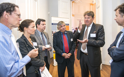 Speakers, panellists & participants networking at the Erasmus Energy Forum 2013